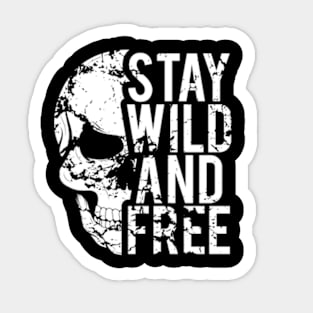 Wild and Free Sticker